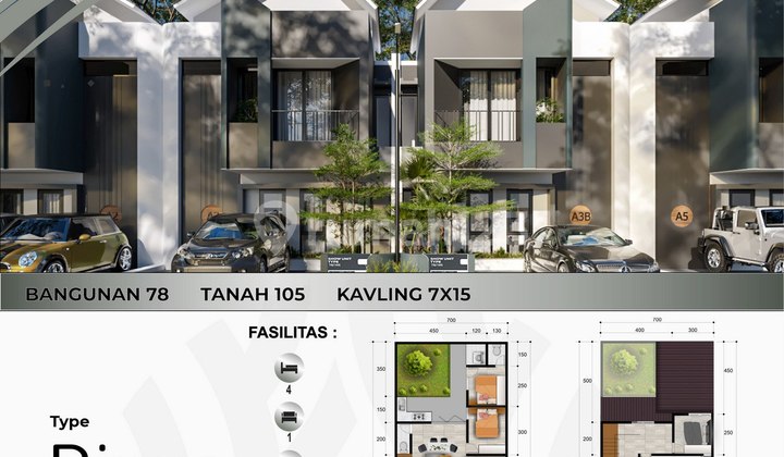 Rumah Murah Dua Lantai Dekat Hertasning Makassar 2