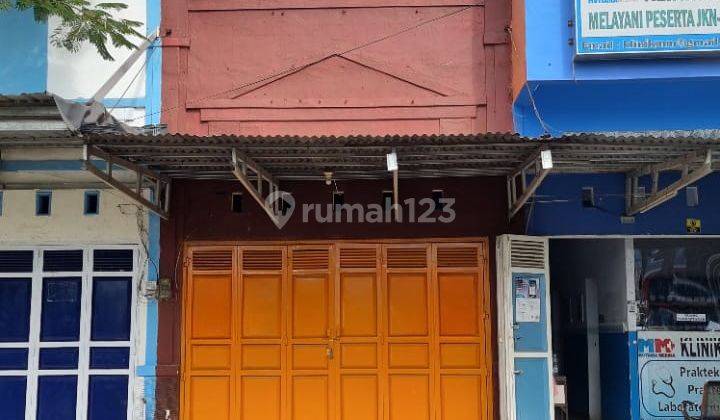 Ruko murah di jalan utama Villa Mitiara Biru 1
