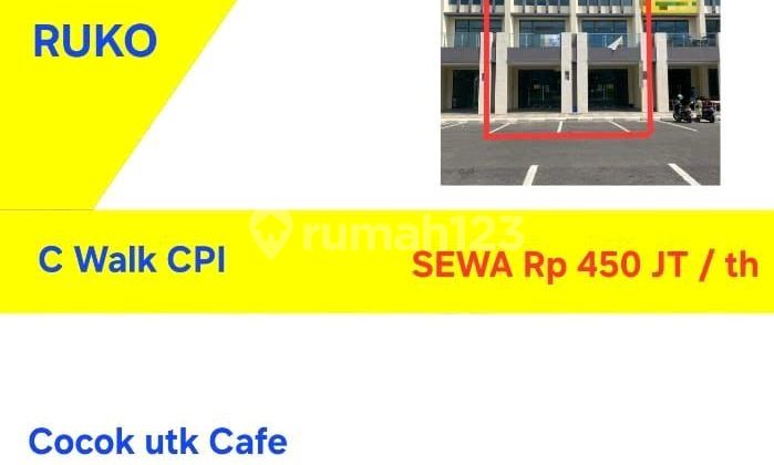 C Walk CPI Citraland Makassar Rental Shop-House. 1