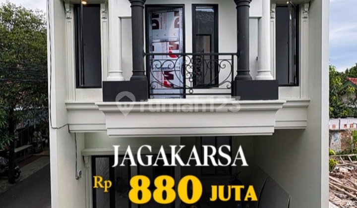 Dijual Rumah 2 Lantai 800 An Juta Warung Sila Jagakarsa