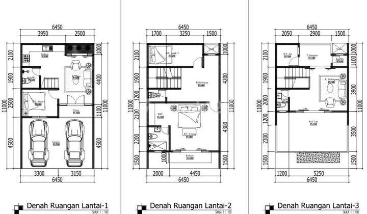 Dijual Rumah 3 Lantai Dekat Stasiun Lenteng Agung Jagakarsa 2