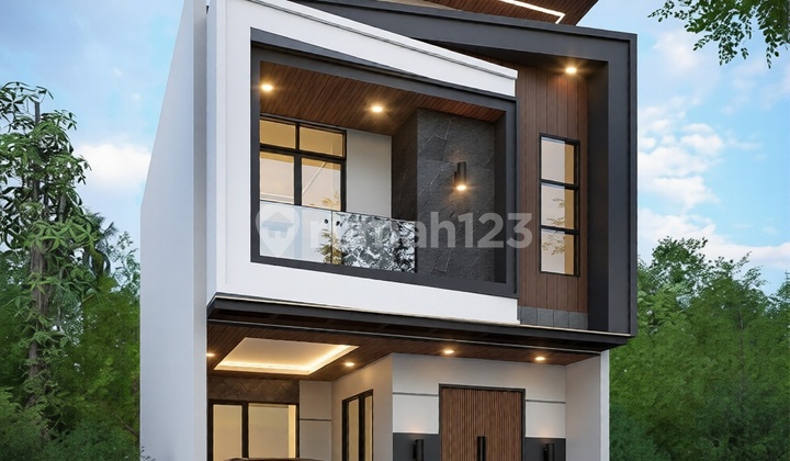 Dijual Rumah Modern Kontemporer Dekat Akses Jaklingko Jagakarsa 1