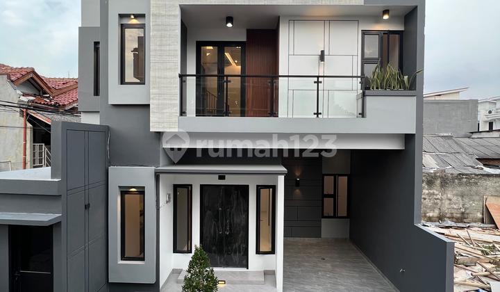 Jual Rumah Murah Modern Plus Rooftop Poltangan Pasar Minggu
