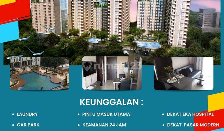 Apartemen Serpong Green View 2 Kmr Tdr Bagus Furnished strategis  1