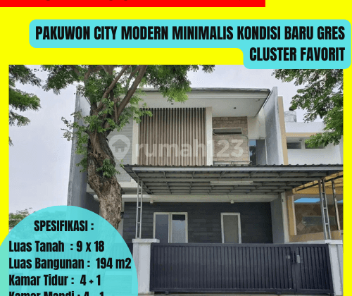 Pakuwon City Modern Minimalis Cluster Favorit Dkt Araya Dharmahusada Sutorejo Kertajaya 1