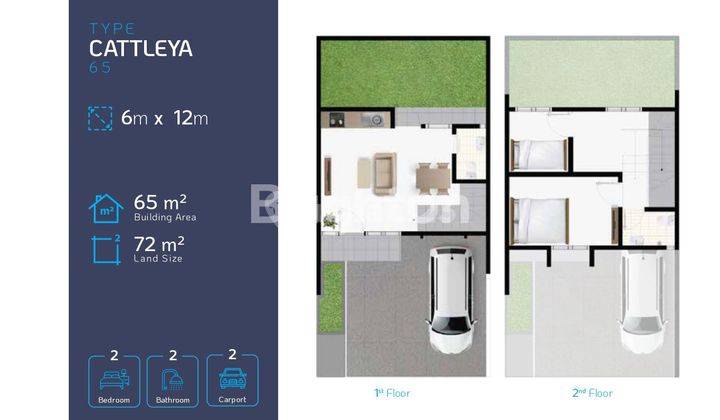 RUMAH DI BINTARA BEKASI DESAIN MODERN 2