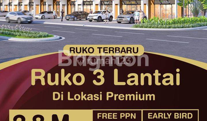 Miliki RUKO Komersial 3 Lantai di Grand Wisata 1