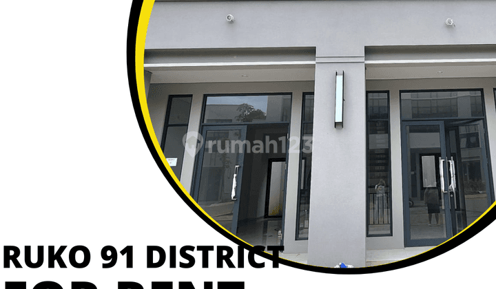 Disewakan Ruko 91 District Bsd Baru Dan Lokasi Strategis 1