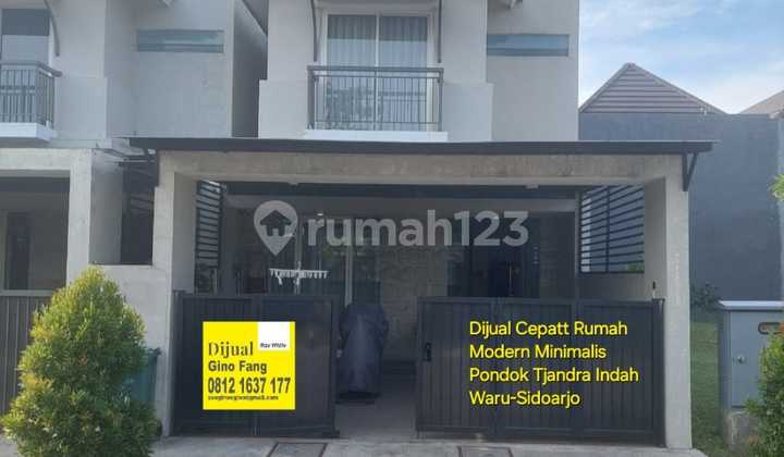 Dijual Cepat Rumah Modern Minimalis Siap Huni Pondok Tjandra Indah Waru Sidoarjo Dijual Cepat Rumah Modern Minimalis Siap Huni Pondok Tjandra Indah Waru Sidoarjo