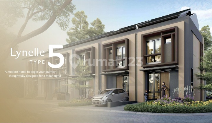 Rumah Cluster Lynelle Type 5 Lokasi Strategis