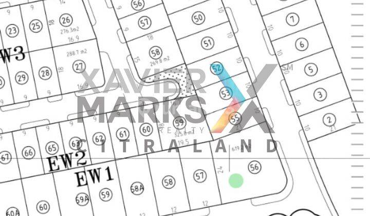 Tanah Citraland East Wood Row Lebar Lokasi Dekat Freshmarket 1