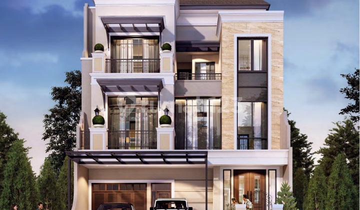 Rumah Mewah 3 Lantai Harrington Bebas Banjir Jakarta Timur