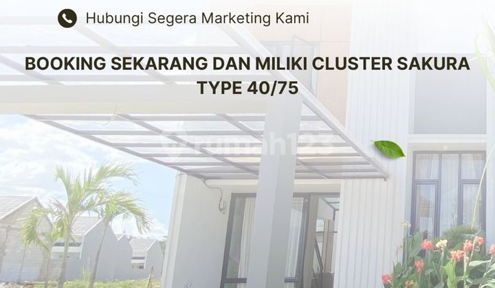Dijual Rumah Cluster Tipe Sakura Phpm 40 75 Bogor