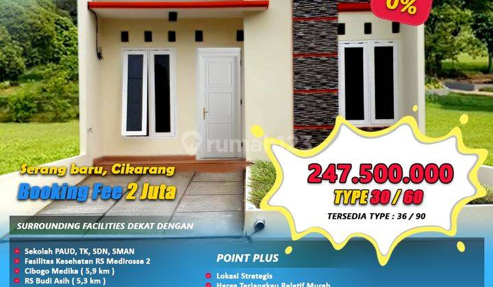 Dijual Rumah Bagus Serang Baru Type 30 60 Bekasi 2