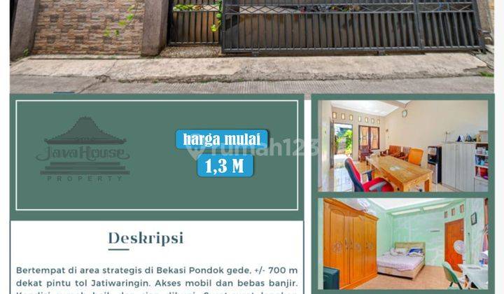 Dijual Rumah Modern Di Pondok Gede Bekasi 1