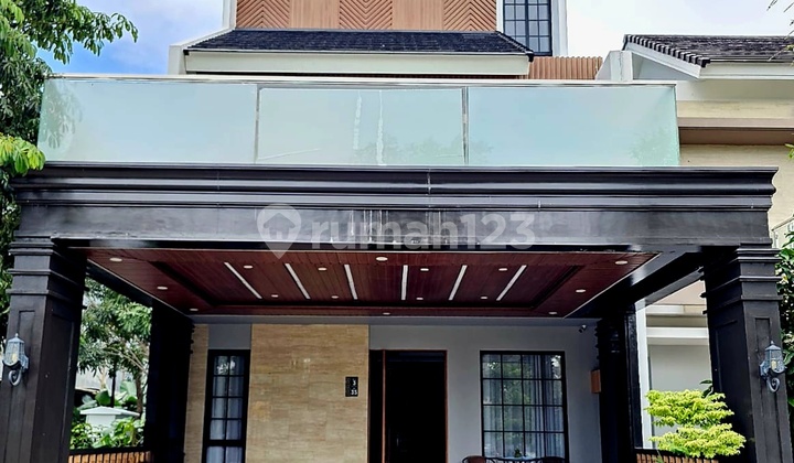 Rumah Mewah 3.5 Lt Furnished Swimpool Harapan Indah Bekasi  2