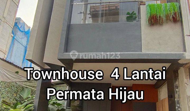 Rumah Modern Minimalis 4 Lantai di Permata Hijau Kebayoran 1