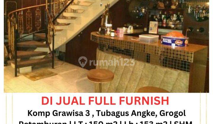 Dijual Rumah Komplek Grawisa 3, Tubagus Angke, Furnished, Shm  1