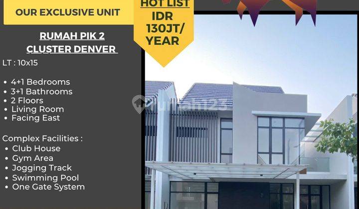 Disewakan Rumah Pik 2 Cluster Denver  1