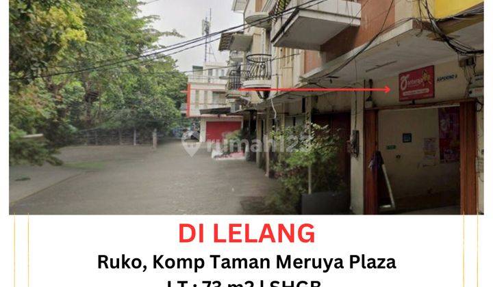 Dilelang Komplek Ruko Taman Meruya Plaza, Hgb  1