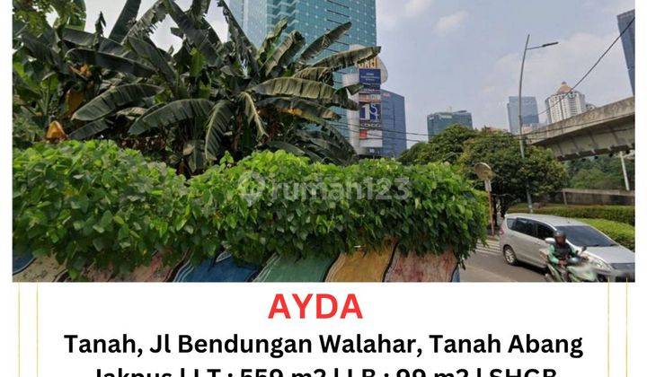 Dijual Tanah 553 M2 Jalan Bendungan Walahar, Tanah Abang, Hgb  1