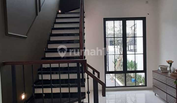 For Sale New 2-Story House, Wide Road Row in Nusaloka, BSD (AG) 2