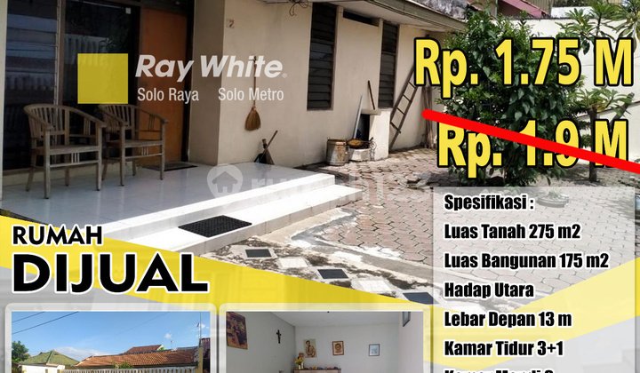 Di Jual Rumah di Jl. Pinang Raya Cemani, Grogol Di Jual Rumah di Jl. Pinang Raya Cemani, Grogol