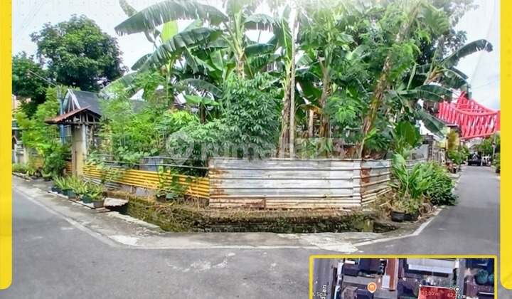 Tanah Pekarangan Hook Strategis Tengah Kota di Nusukan Solo