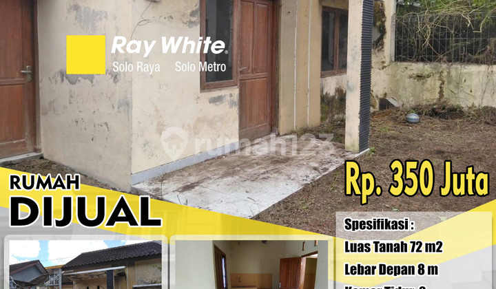 For Sale House in Solo Bunga Residence, Banjarsari