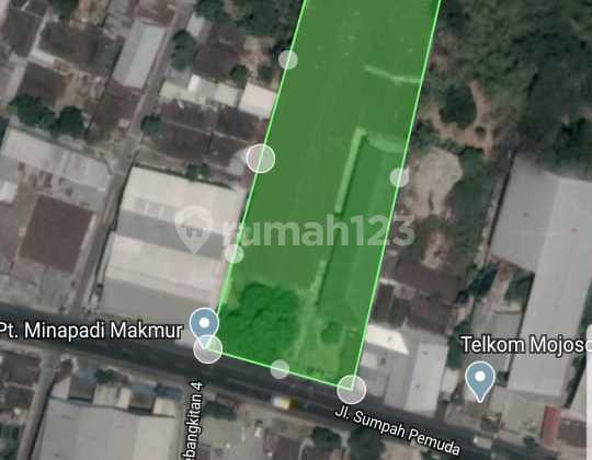 For Sale Strategic Warehouse or Factory on the Side of the Main Road, Sumpah Pemuda. Easy Access Near Gondangrejo Toll, Already Container Access.