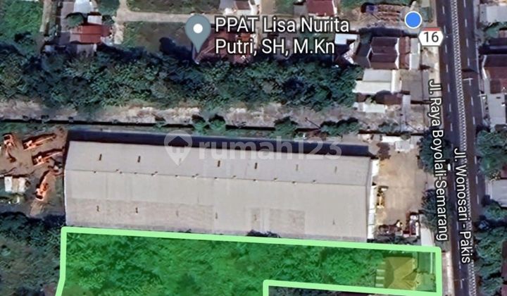 Tanah Strategis Pinggir Jalan Utama di Mojosongo Boyolali