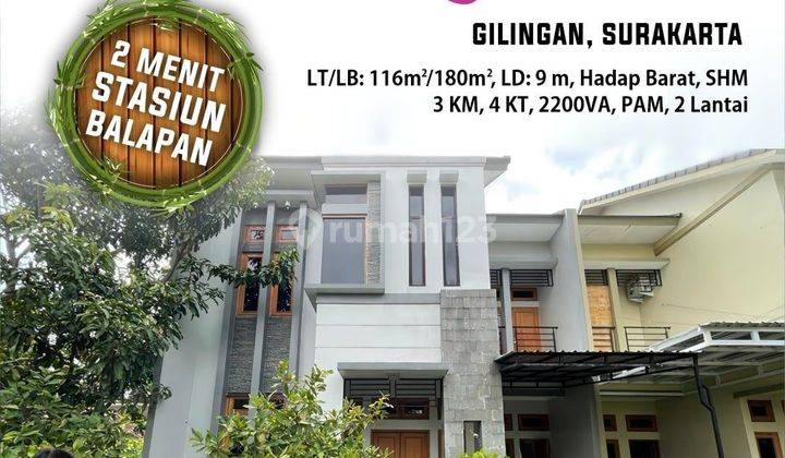 Rumah cluster tengah kota di Gilingan Banjarsari Solo  1