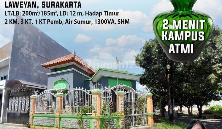 Rumah  Dekat Kampus Ums Dijual Solo  Di Karangasem Laweyan Solo 2