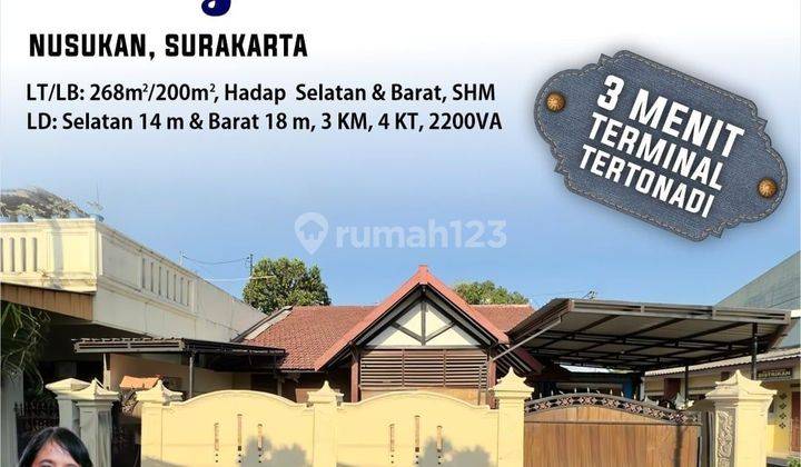 Rumah murah di. Nusukan Banjarsari Solo  1