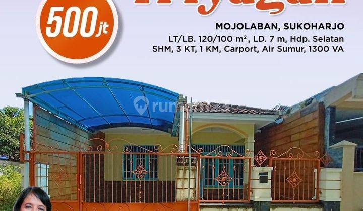 Rumah murah di Triyagan Mojolaban Sukoharjo Surakarta  1