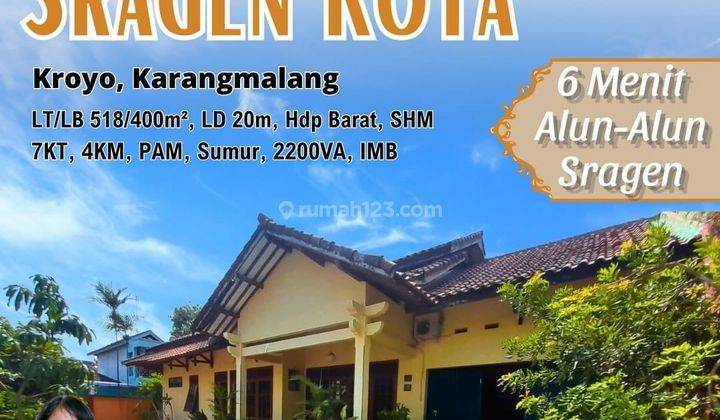 Rumah 2lantai tengah kota Sragen 1