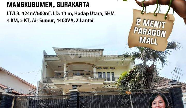 Rumah mewah tengah kota di mangkubumen banjarsari Solo 1