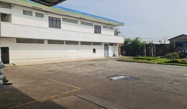 GUDANG BAGUS TANGERANG, LT 9550/5550M², ADA OFFICE 2 LANTAI, PARKIR LUAS, JALAN LUAS, HRG 40 M 1