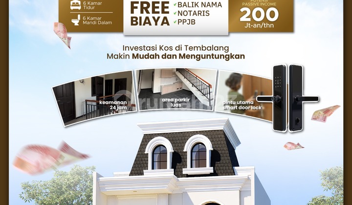 Rumah Cluster Kost di Mulawarman Undip Tembalang