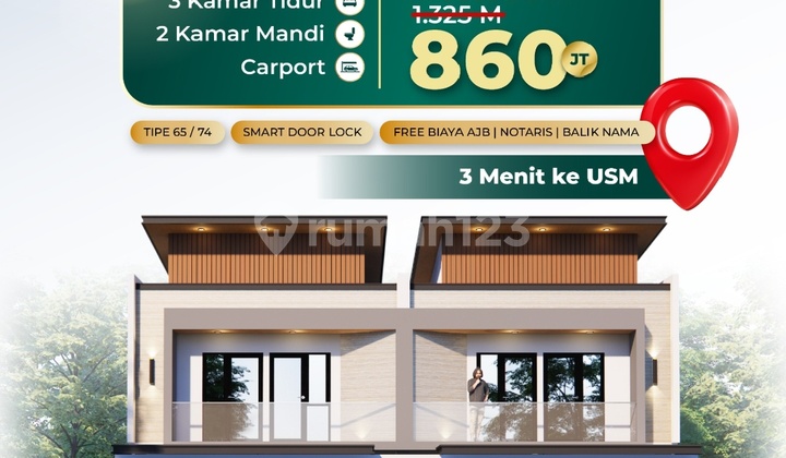 One Step Luxury Cluster House Medoho Raya Gayamsari 1