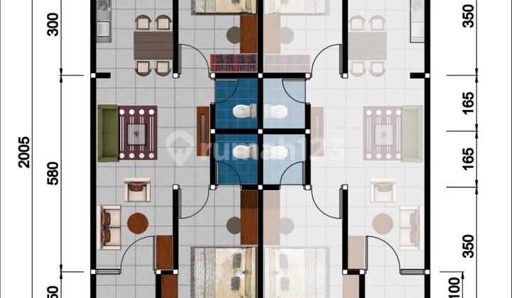 Rumah Baru Siap Huni Zebra Pedurungan 2