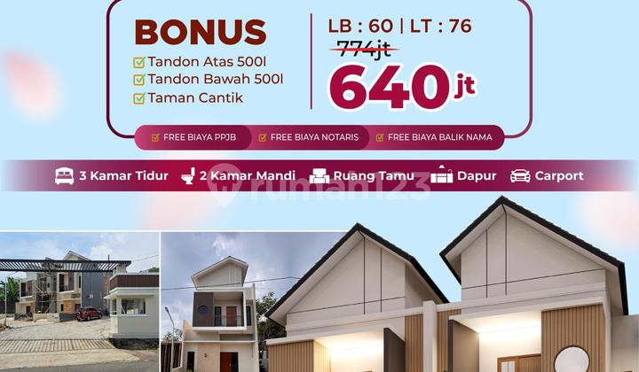 Rumah Cluster Model Jepang Di Banyumanik 1