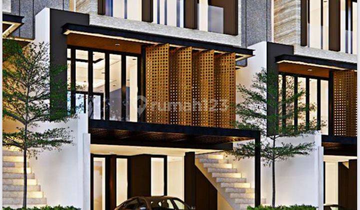 Modern House 3lantai Ready Lokasi Strategis Cocok Pasangan Muda dan Denah Rumah Tepat 1