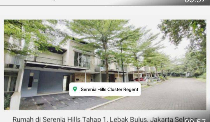 Rumah Cantik Asri Siap Huni Dalam Komplek Serenia Hill Cluster Regent Jakarta Selatan 1