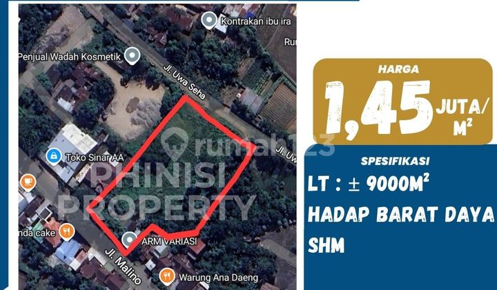 DIJUAL Kavling di poros Jalan Malino