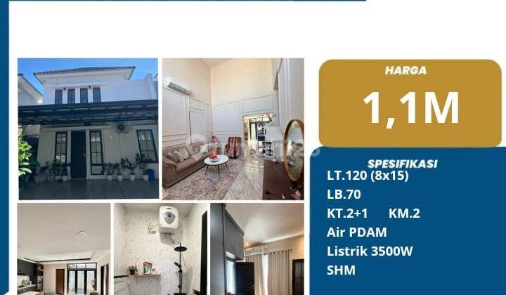 DIJUAL Rumah Semi Furnish di The Clove Tanjung Bunga 1