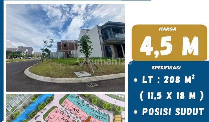 DIJUAL Kavling sudut Treasure Island Citraland CPI Harga Termurah 1