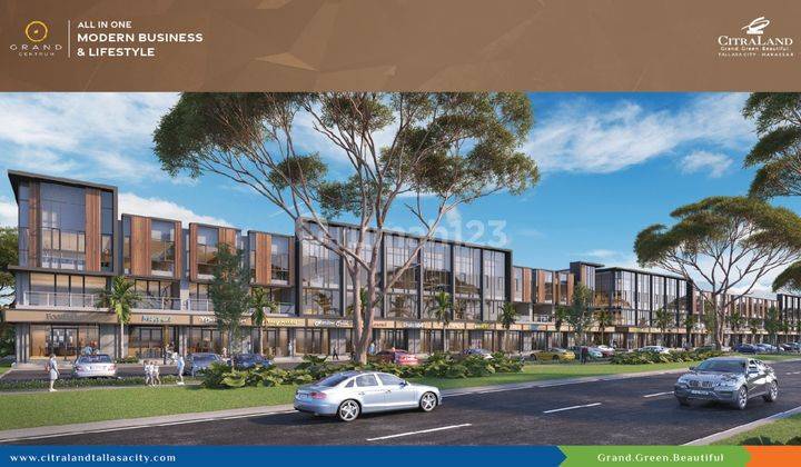 DIJUAL Ruko Grand Centrum Terbaru Free PPN Poros Jalan Besar Citraland Tallasa City 1