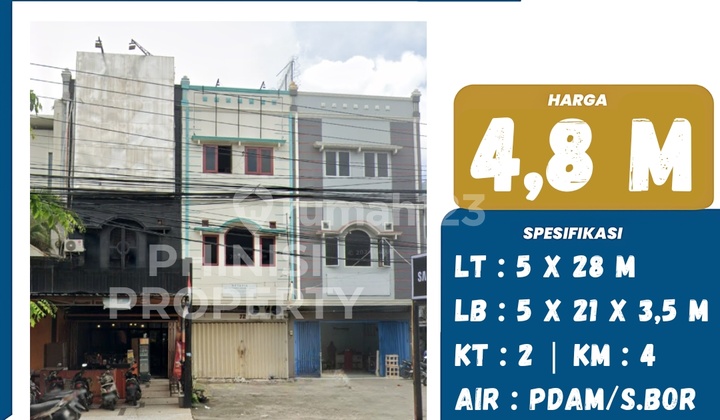 DIJUAL Ruko tengah kota di Jalan AP Pettarani