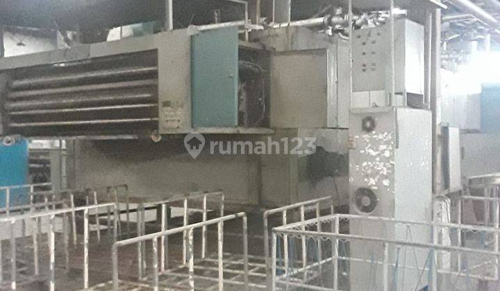 Pabrik Celup Pekalongan. berikut mesin & bak limbah ada.Air cukup.Pabrik siap operasional bisa Take Over.Pabrik dekat Exit tol.Jual cepat segera * 8